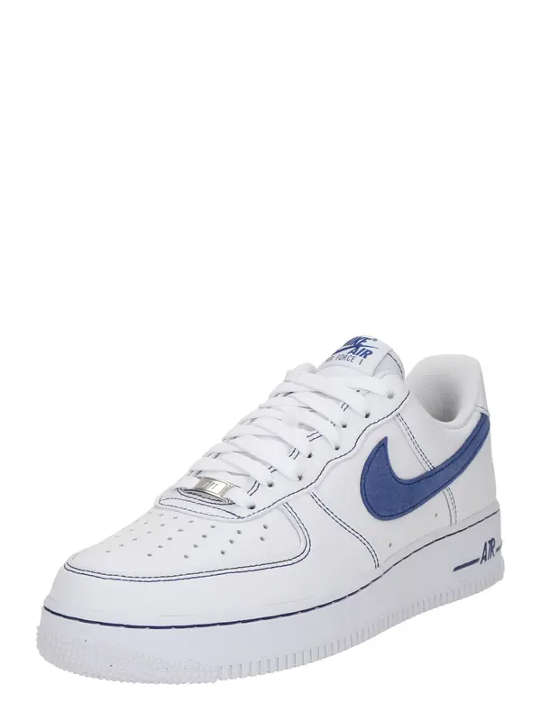 Nike Sportswear Nike Sportswear Niske tenisice 'AIR FORCE 1 '07 LV8'  plava / bijela