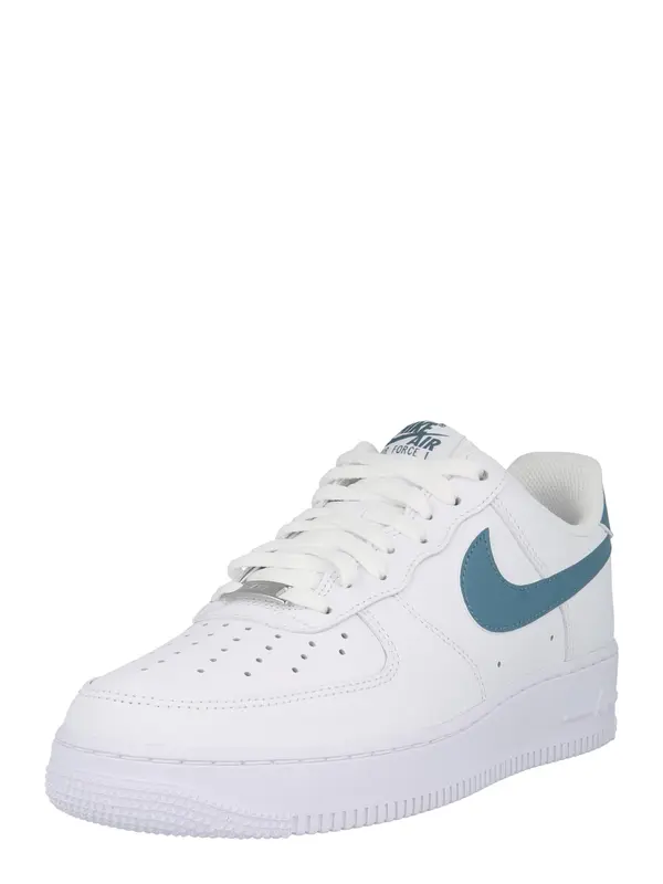 Nike Sportswear Nike Sportswear Niske tenisice 'Air Force 1 '07'  petrol / bijela