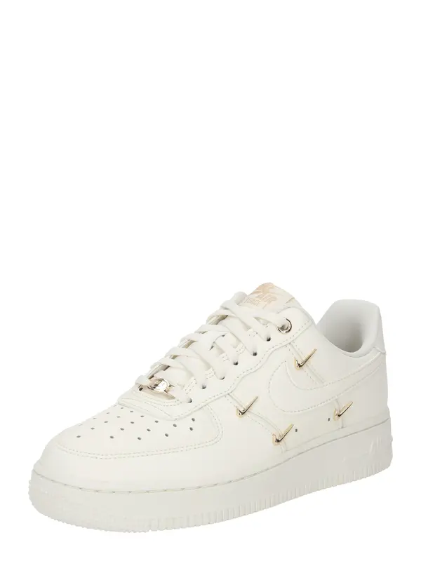Nike Sportswear Nike Sportswear Niske tenisice 'AIR FORCE 1'  zlatna / bijela