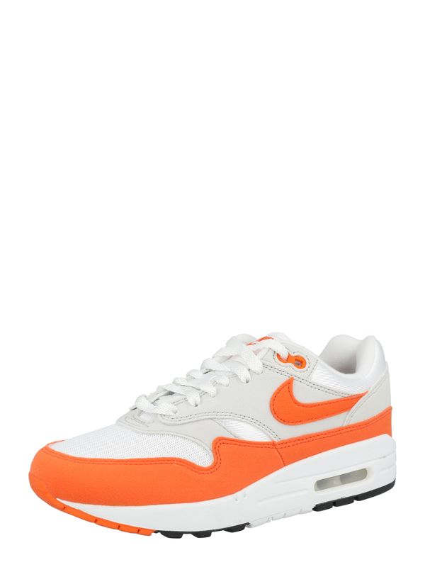 Nike Sportswear Nike Sportswear Niske tenisice 'Air Max 1 87'  svijetlosiva / narančasta / bijela