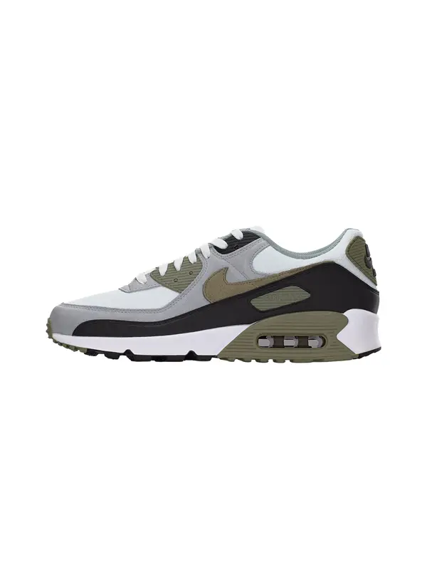 Nike Sportswear Nike Sportswear Niske tenisice 'AIR MAX 90'  siva / maslinasta / crna / bijela