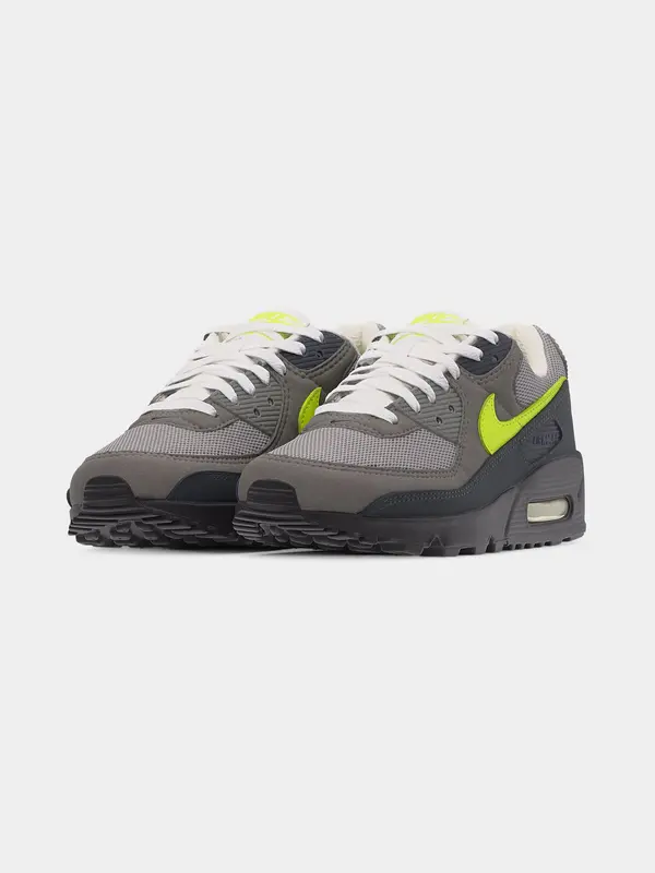 Nike Sportswear Nike Sportswear Niske tenisice 'Air Max 90'  siva / tamo siva / svijetlozelena