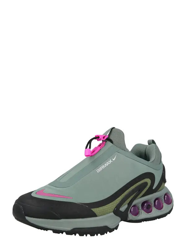 Nike Sportswear Nike Sportswear Niske tenisice 'AIR MAX DN ROAM'  svijetlosiva / zelena / tamno roza / crna