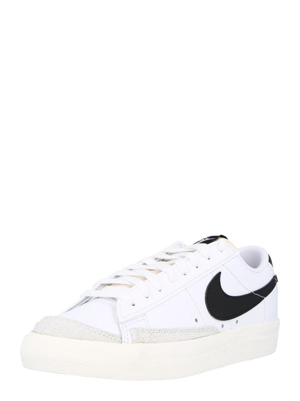 Nike Sportswear Nike Sportswear Niske tenisice 'BLAZER LOW 77'  crna / bijela / svijetla bež