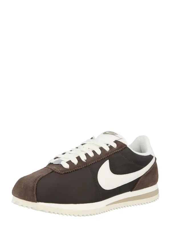 Nike Sportswear Nike Sportswear Niske tenisice 'CORTEZ'  tamno smeđa / bijela