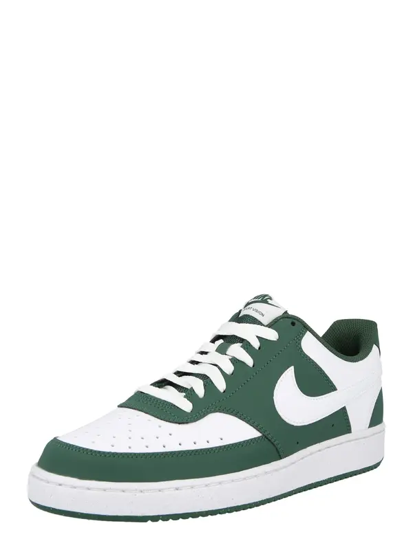 Nike Sportswear Nike Sportswear Niske tenisice 'Court Vision'  tamno zelena / bijela