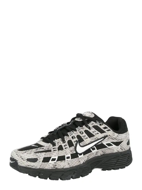Nike Sportswear Nike Sportswear Niske tenisice 'P-6000 SE'  siva / crna / bijela