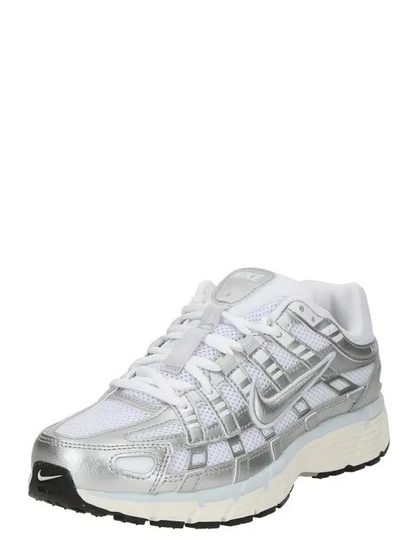 Nike Sportswear Nike Sportswear Niske tenisice 'P-6000'  srebro / bijela