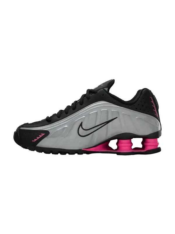 Nike Sportswear Nike Sportswear Niske tenisice 'Shox R4'  svijetloroza / crna / srebro