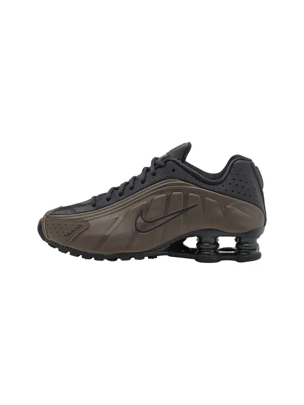Nike Sportswear Nike Sportswear Niske tenisice 'SHOX R4'  taupe siva / tamo siva / crna