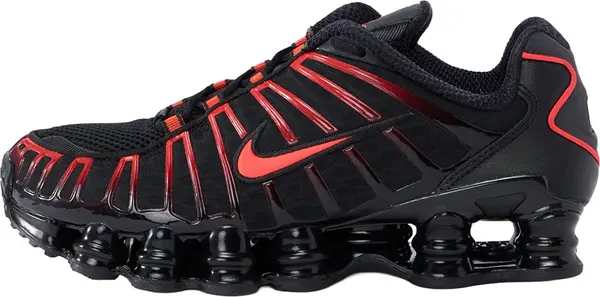 Nike Sportswear Nike Sportswear Niske tenisice 'Shox TL'  svijetlo crvena / crna