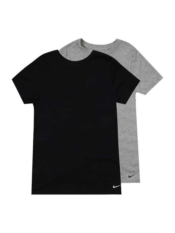 Nike Nike Sportswear Potkošulja  siva melange / crna / bijela