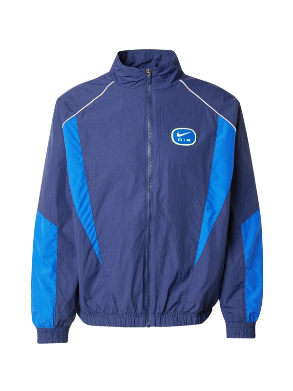 Nike Sportswear Nike Sportswear Prijelazna jakna 'AIR'  mornarsko plava / azur / bijela