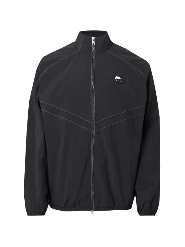 Nike Sportswear Nike Sportswear Prijelazna jakna 'AIR'  svijetlosiva / crna