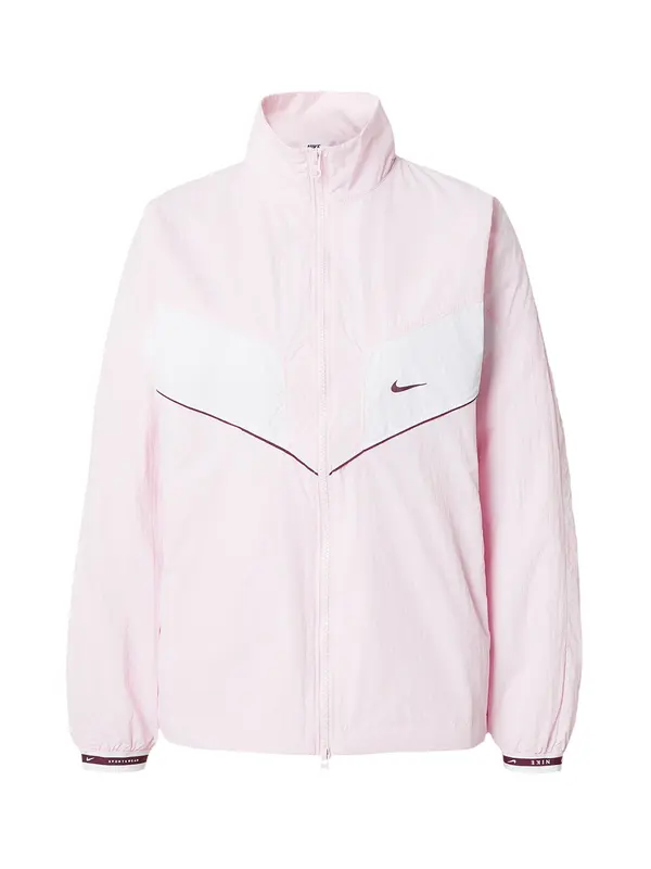 Nike Sportswear Nike Sportswear Prijelazna jakna  ciklama / roza / bijela