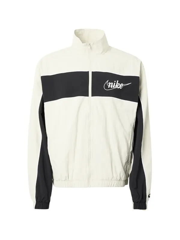 Nike Sportswear Nike Sportswear Prijelazna jakna 'CLUB'  crna / bijela