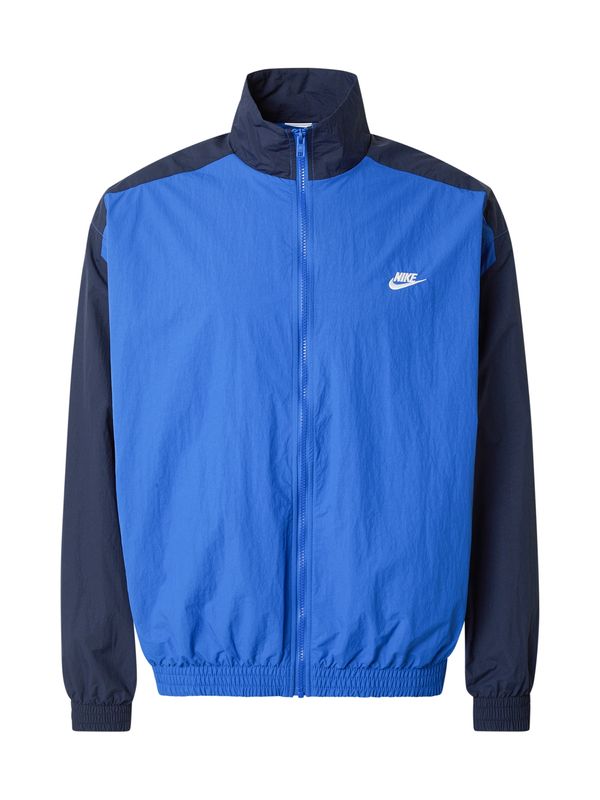 Nike Sportswear Nike Sportswear Prijelazna jakna 'CLUB'  morsko plava / kraljevsko plava