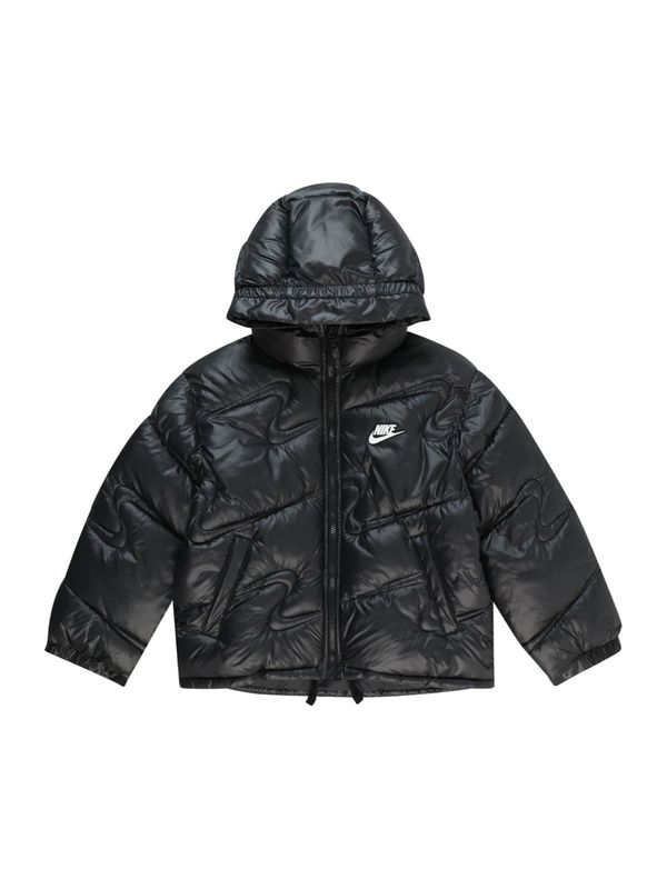 Nike Sportswear Nike Sportswear Prijelazna jakna  crna / bijela