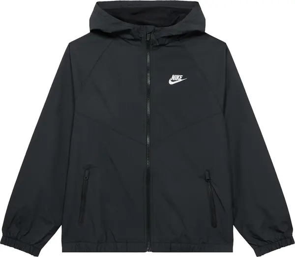 Nike Sportswear Nike Sportswear Prijelazna jakna  crna / bijela