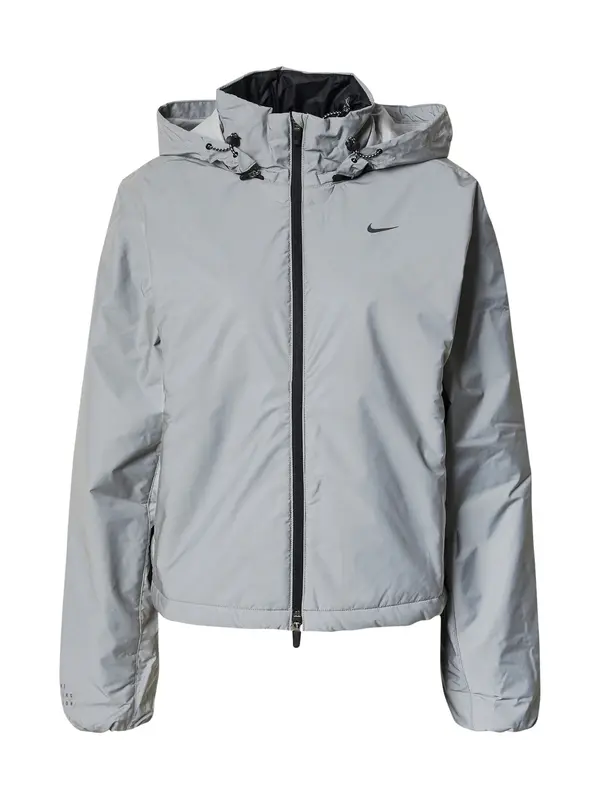 Nike Sportswear Nike Sportswear Prijelazna jakna 'DVN'  srebrno siva / crna