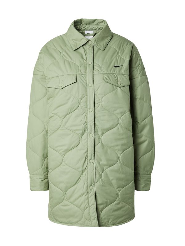 Nike Sportswear Nike Sportswear Prijelazna jakna 'ESSNTL'  zelena