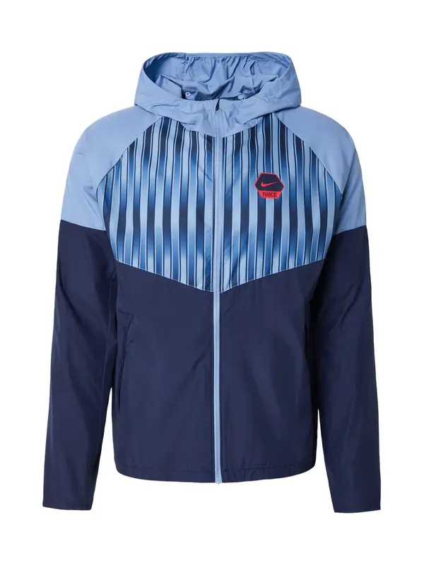Nike Sportswear Nike Sportswear Prijelazna jakna  mornarsko plava / svijetloplava / narančasto crvena