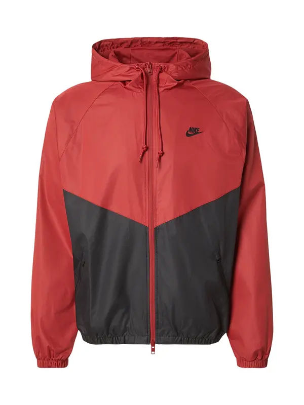 Nike Sportswear Nike Sportswear Prijelazna jakna  narančasto crvena / crna