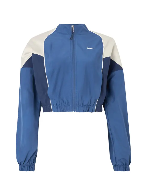 Nike Sportswear Nike Sportswear Prijelazna jakna 'SHRUNKEN'  mornarsko plava / kraljevsko plava / bijela
