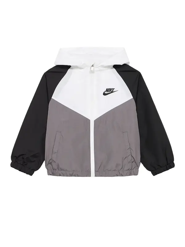 Nike Sportswear Nike Sportswear Prijelazna jakna  siva / crna / bijela