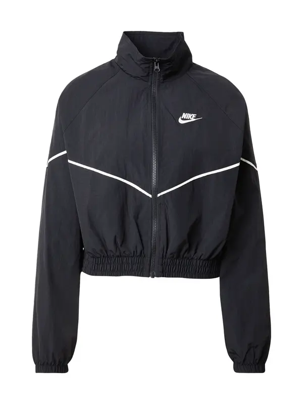 Nike Sportswear Nike Sportswear Prijelazna jakna 'SPEED'  crna / bijela