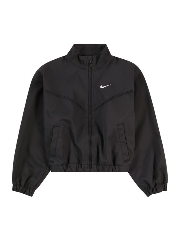 Nike Sportswear Nike Sportswear Prijelazna jakna 'STAR'  crna / bijela