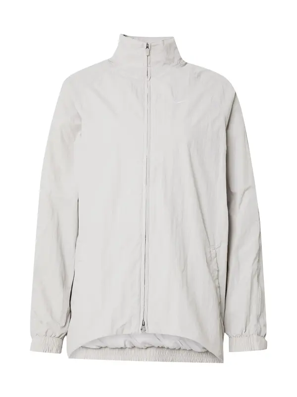 Nike Sportswear Nike Sportswear Prijelazna jakna  svijetlosiva / bijela