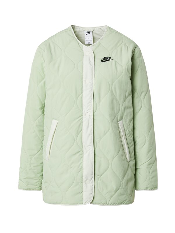Nike Sportswear Nike Sportswear Prijelazna jakna  svijetlozelena / crna