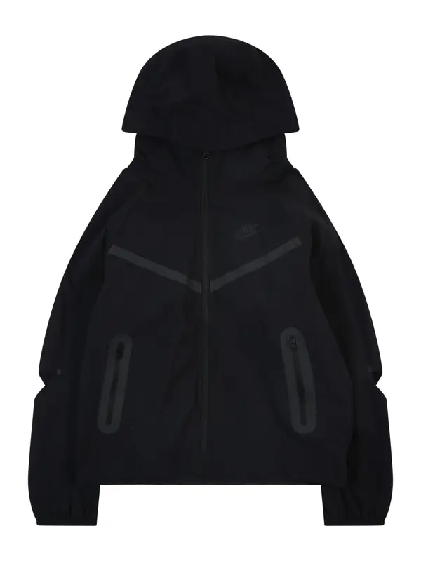 Nike Sportswear Nike Sportswear Prijelazna jakna  tamo siva / crna