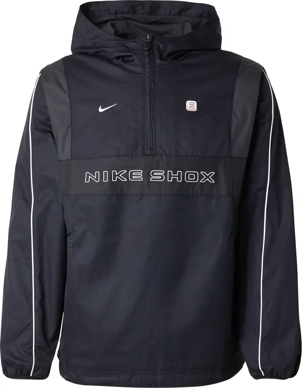 Nike Sportswear Nike Sportswear Prijelazna jakna  tamo siva / crna / bijela