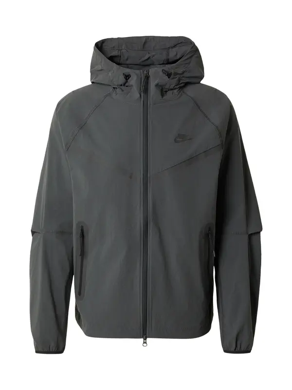 Nike Sportswear Nike Sportswear Prijelazna jakna  tamo siva / crna