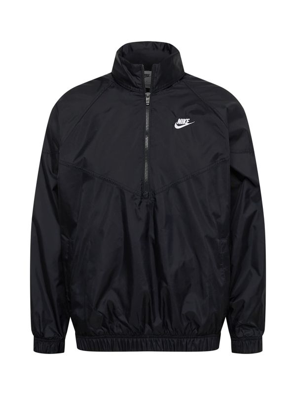 Nike Sportswear Nike Sportswear Prijelazna jakna 'Windrunner'  crna / bijela
