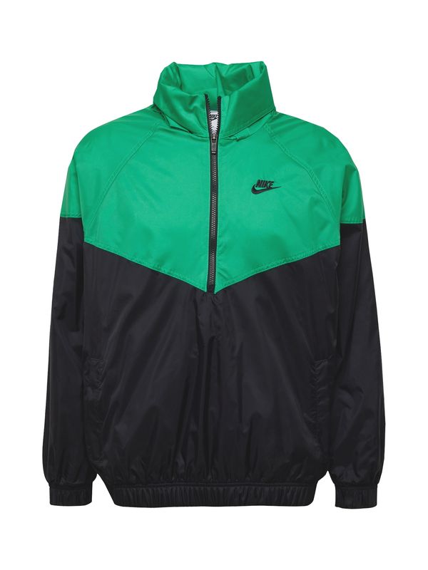 Nike Sportswear Nike Sportswear Prijelazna jakna 'Windrunner'  travnato zelena / crna