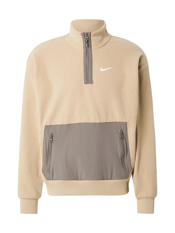 Nike Sportswear Nike Sportswear Pulover  bež / svijetlosiva / bijela