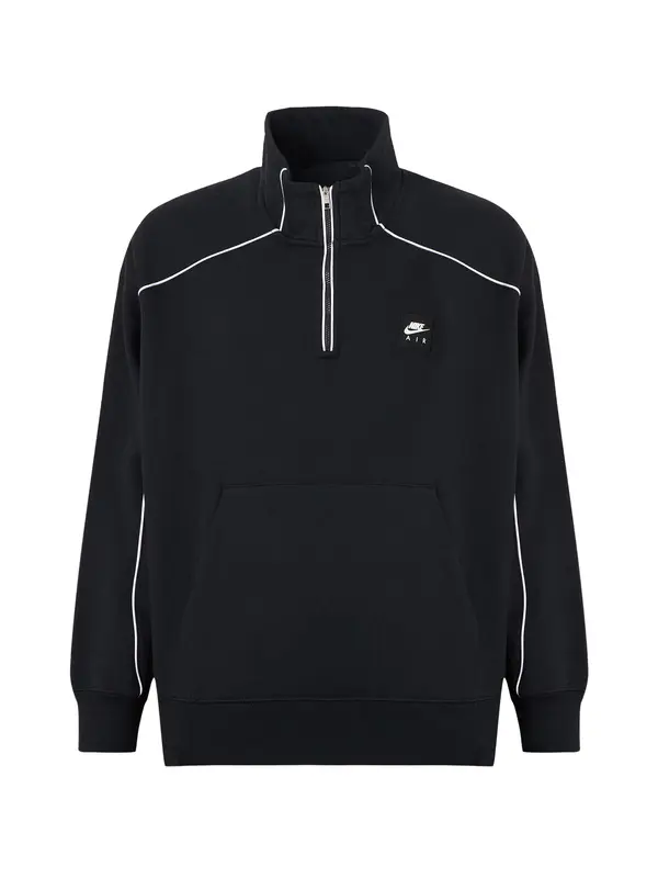 Nike Sportswear Nike Sportswear Sweater majica 'Air'  crna / bijela