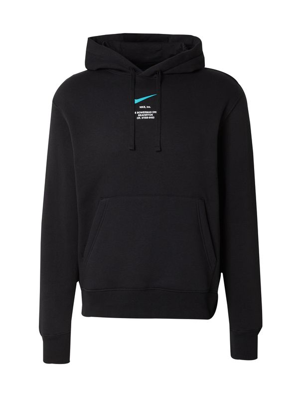 Nike Sportswear Nike Sportswear Sweater majica  akvamarin / crna / bijela