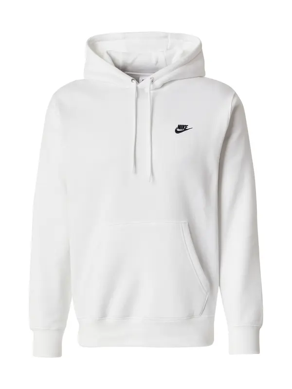 Nike Sportswear Nike Sportswear Sweater majica 'Club'  crna / bijela