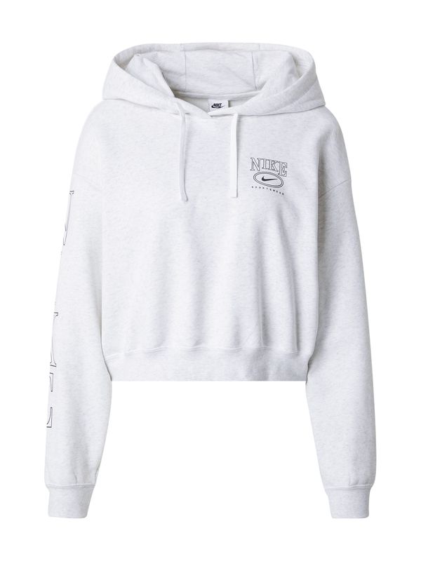 Nike Sportswear Nike Sportswear Sweater majica 'CLUB FLC'  bež melange / crna