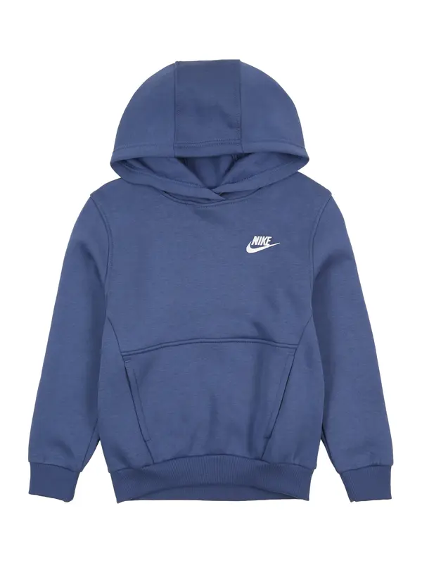Nike Sportswear Nike Sportswear Sweater majica 'CLUB FLC'  mornarsko plava / bijela