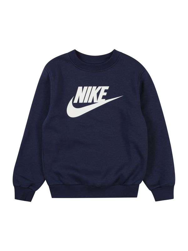 Nike Sportswear Nike Sportswear Sweater majica 'CLUB FLC'  mornarsko plava / bijela