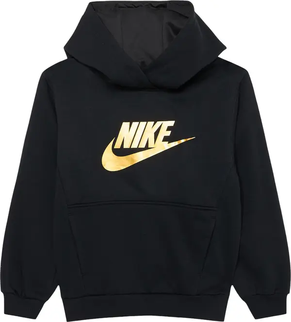 Nike Sportswear Nike Sportswear Sweater majica 'CLUB FLC'  zlatno žuta / crna
