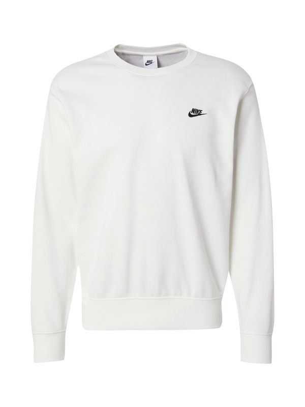 Nike Sportswear Nike Sportswear Sweater majica 'Club Fleece'  bež / crna