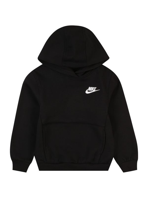 Nike Sportswear Nike Sportswear Sweater majica 'CLUB FLEECE'  crna / bijela
