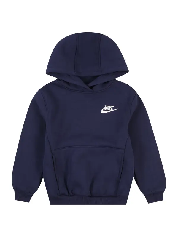 Nike Sportswear Nike Sportswear Sweater majica 'Club Fleece'  mornarsko plava / bijela
