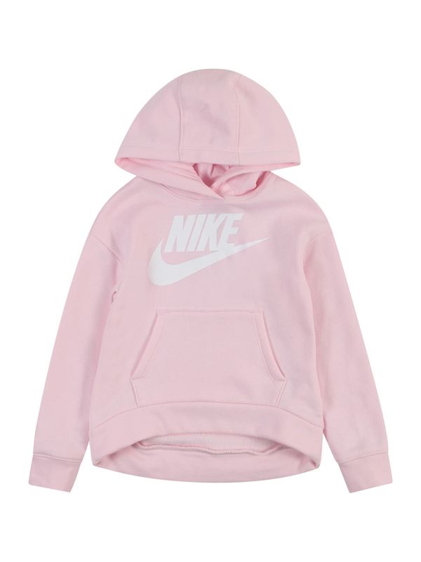 Nike Sportswear Nike Sportswear Sweater majica 'CLUB FLEECE'  pastelno roza / bijela